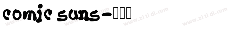 comic sans字体转换